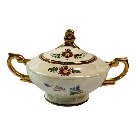 Holland Sugar Creamer  Tea Pot Warmer 5 Piece Set  See Measurements Below - Picture 6 of 11